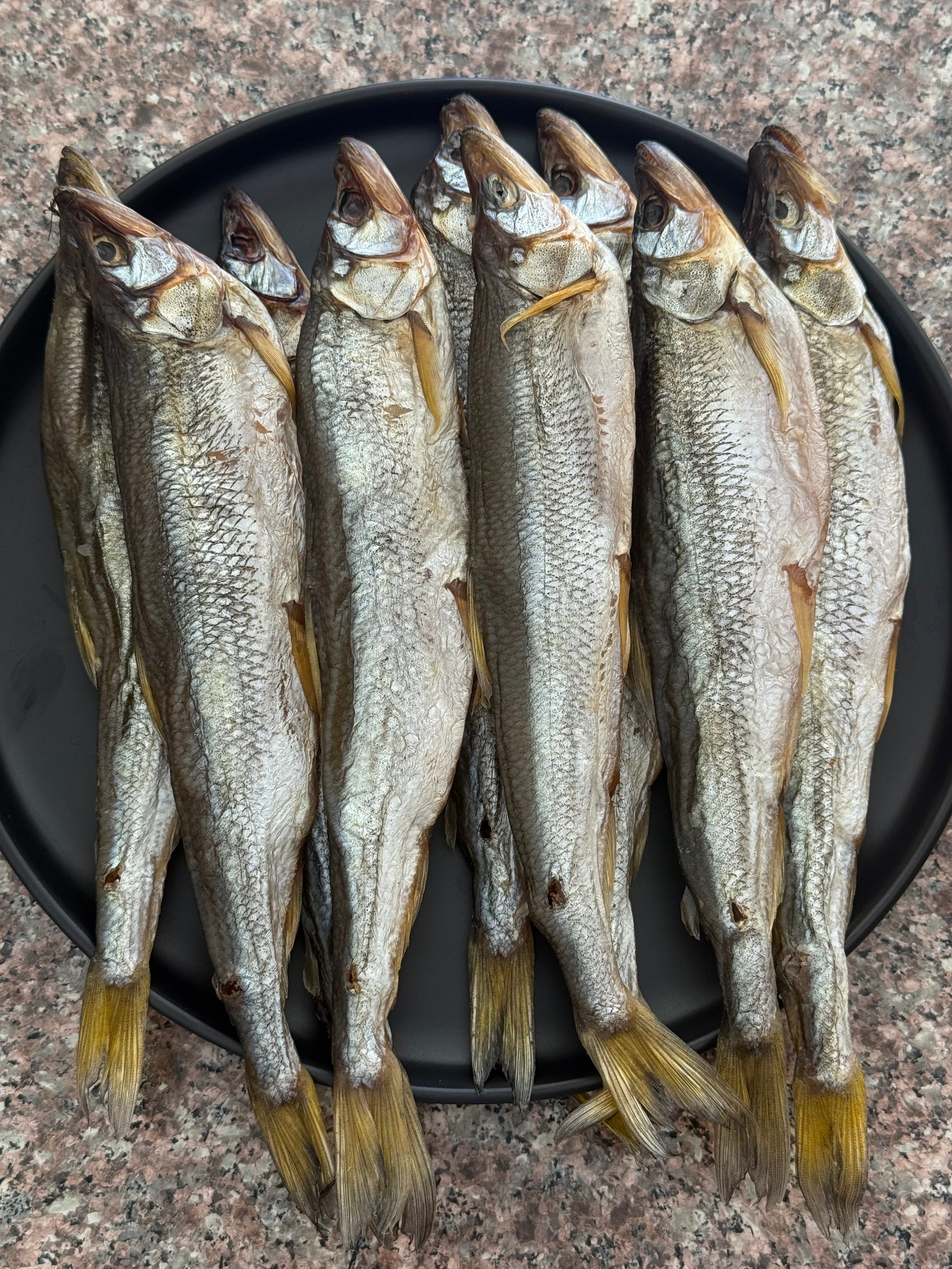 Dried Smelt with Roe (Корюшка Дальневосточная с икрой)